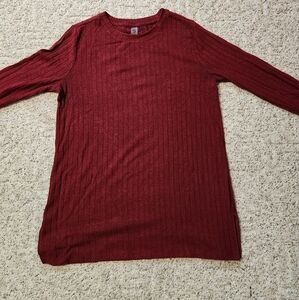 Lou & Grey Comfy Red Sweater Size Large